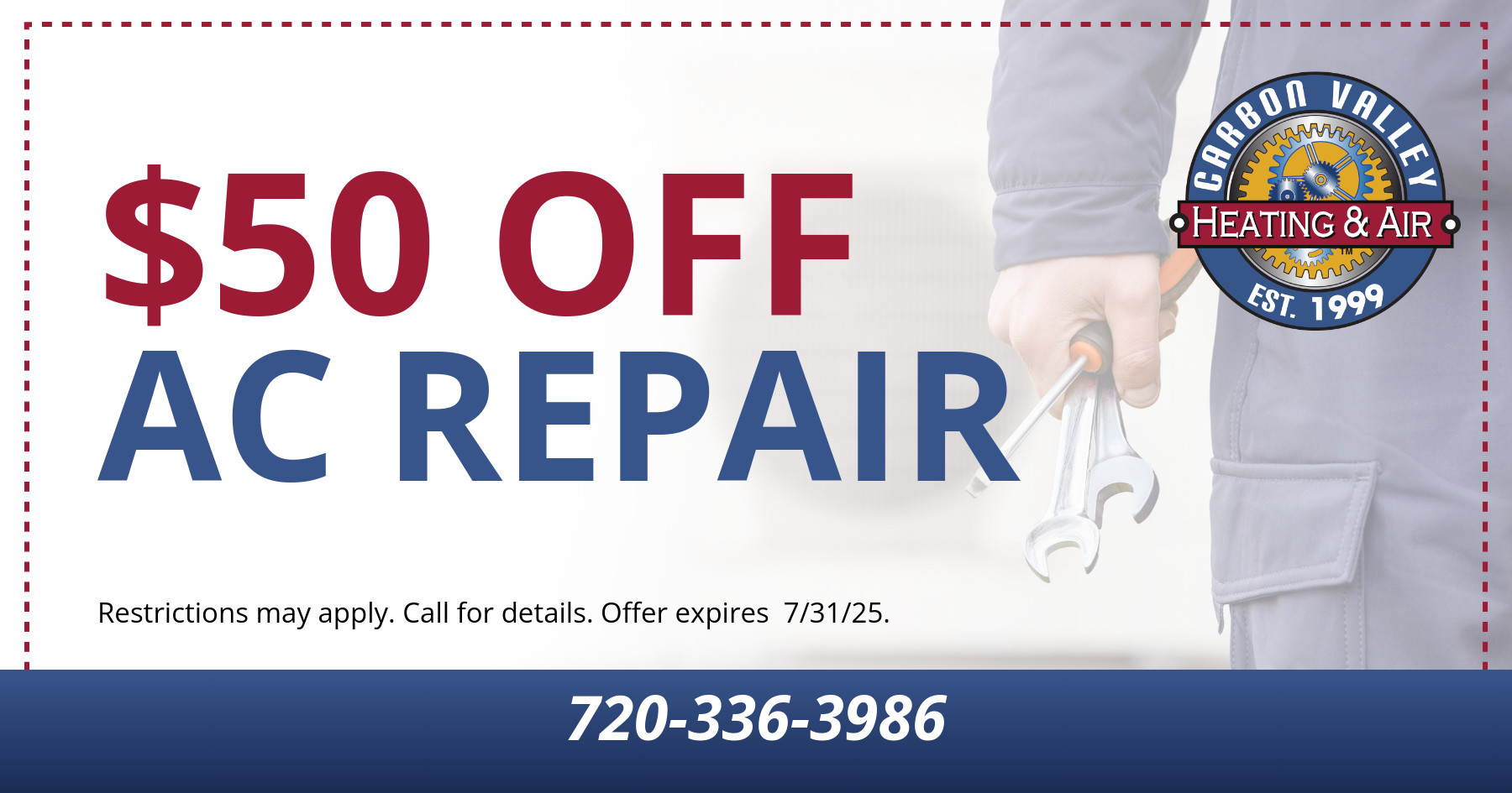 $50 off AC Repair!