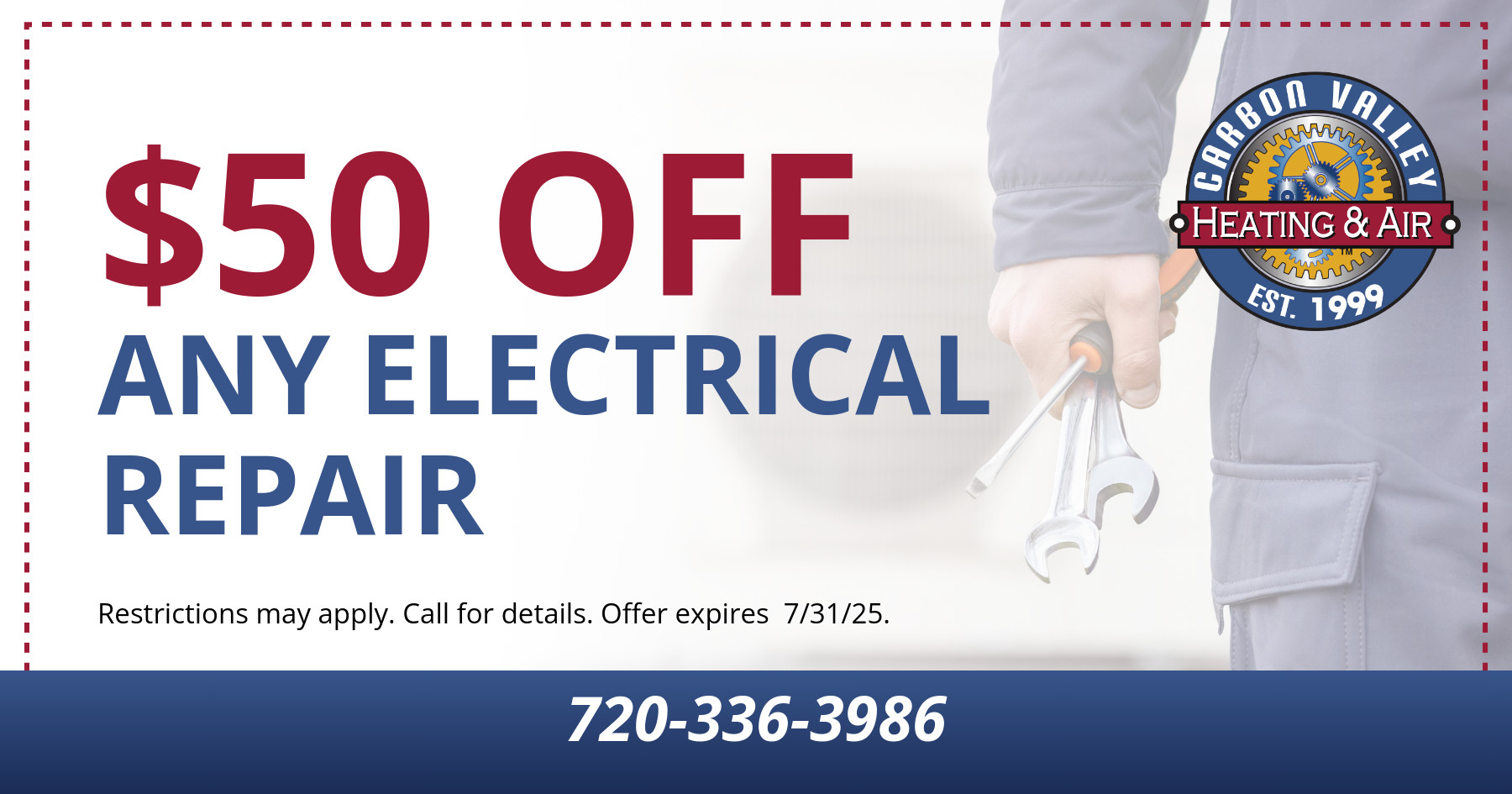 $50 off any Electrical Repair!