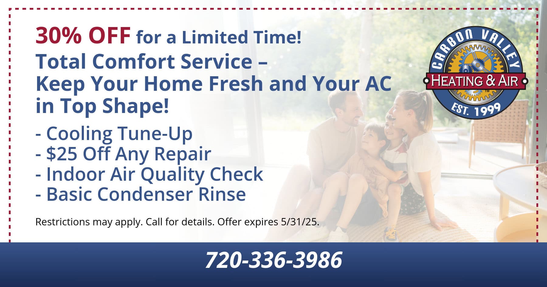 30% Off Total Comfort Service!